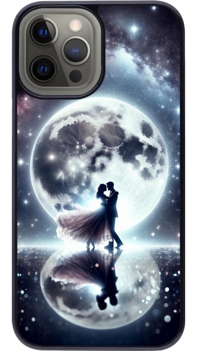 Coque iPhone 12 Pro Max - Valentine 2024 Love under the moon
