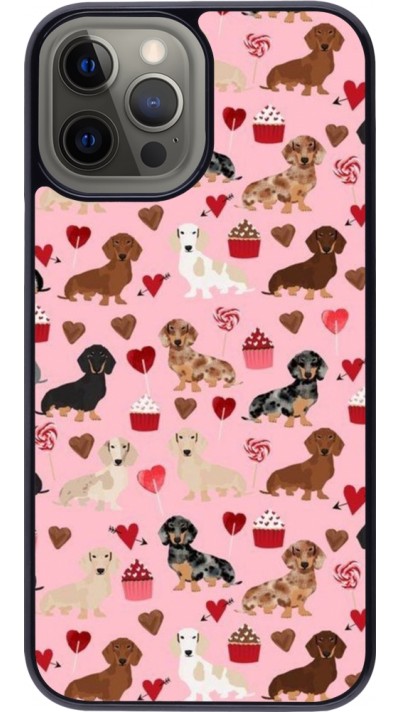 iPhone 12 Pro Max Case Hülle - Valentine 2024 puppy love