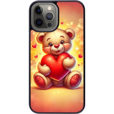 iPhone 12 Pro Max Case Hülle - Valentin 2024 Teddy Liebe