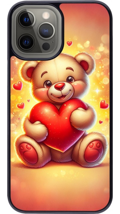 iPhone 12 Pro Max Case Hülle - Valentin 2024 Teddy Liebe