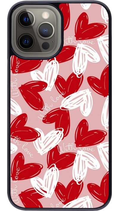 Coque iPhone 12 Pro Max - Valentine 2024 with love heart