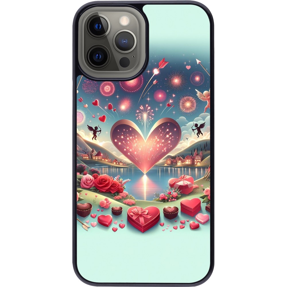 iPhone 12 Pro Max Case Hülle - Valentin 2025 Schick