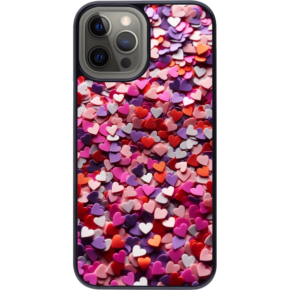 iPhone 12 Pro Max Case Hülle - Valentin 2025 Konfetti