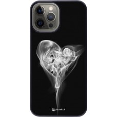 Hülle iPhone 12 Pro Max - Valentine 2022 Black Smoke