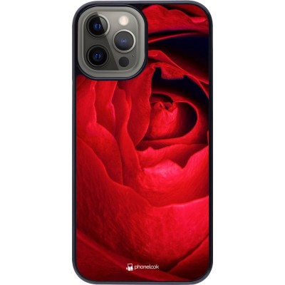 Hülle iPhone 12 Pro Max - Valentine 2022 Rose
