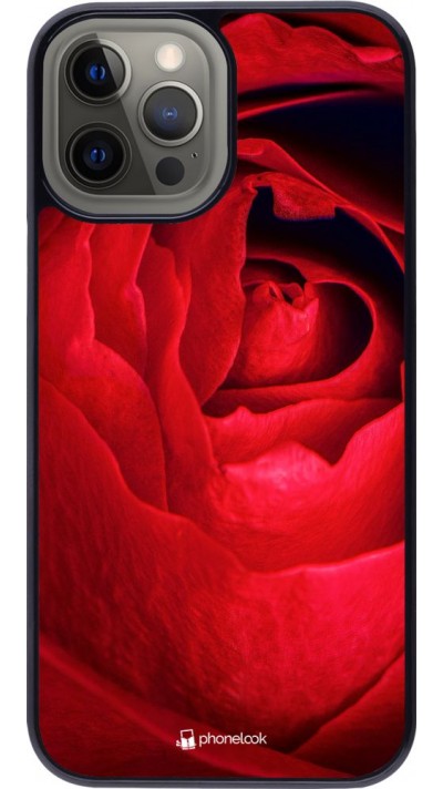 Hülle iPhone 12 Pro Max - Valentine 2022 Rose