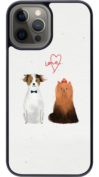 Coque iPhone 12 Pro Max - Valentine 2023 love dogs