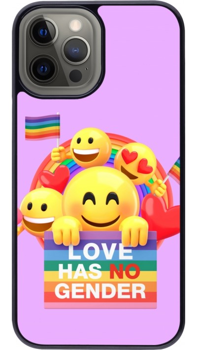 Coque iPhone 12 Pro Max - Valentine 2023 love has no gender
