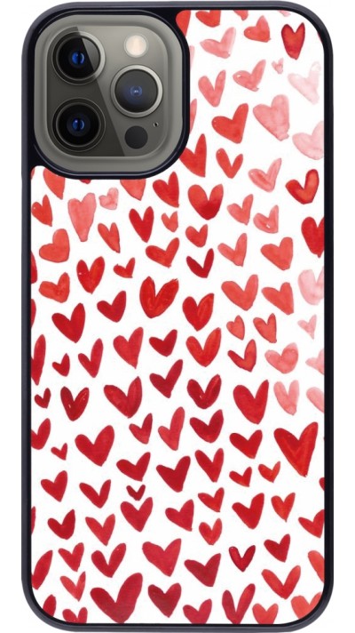 Coque iPhone 12 Pro Max - Valentine 2023 multiple red hearts