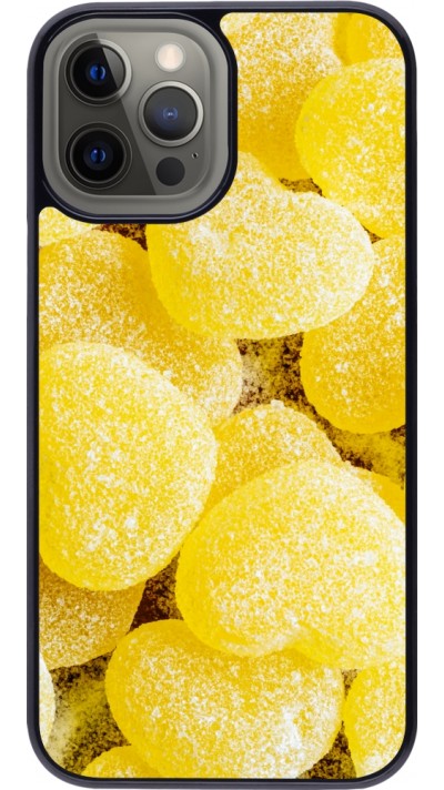Coque iPhone 12 Pro Max - Valentine 2023 sweet yellow hearts