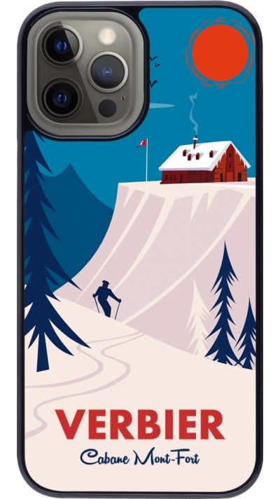 Coque iPhone 12 Pro Max - Verbier Cabane Mont-Fort