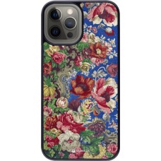 Coque iPhone 12 Pro Max - Vintage Art Flowers