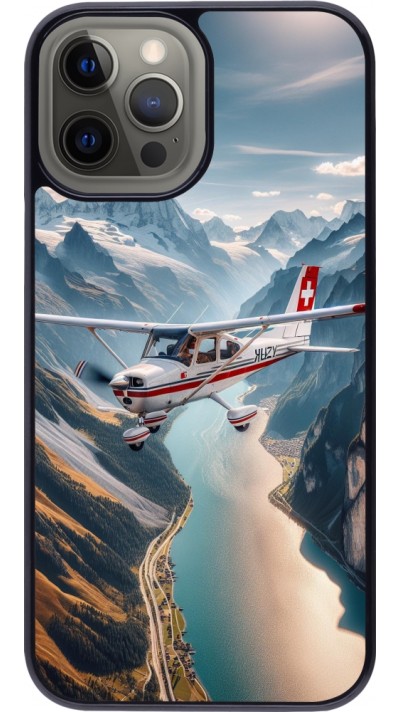 Coque iPhone 12 Pro Max - Vol Alpin Suisse