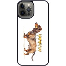 iPhone 12 Pro Max Case Hülle - Wine Teckel