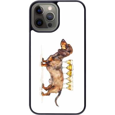 iPhone 12 Pro Max Case Hülle - Wine Teckel