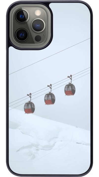 iPhone 12 Pro Max Case Hülle - Winter 22 ski lift
