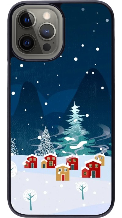 Coque iPhone 12 Pro Max - Winter 22 Small Town
