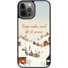 Coque iPhone 12 Pro Max - Winter 25 Winter Keep calm and let it snow