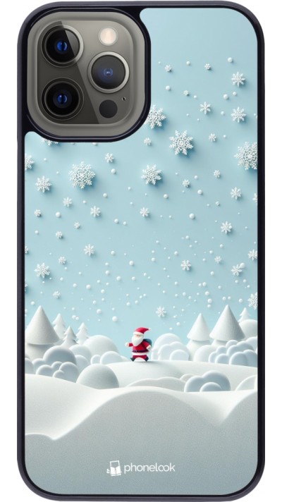 Coque iPhone 12 Pro Max - Noël 2023 Petit Père Flocon