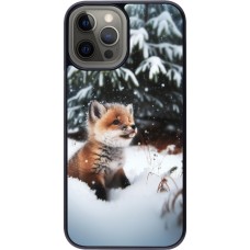 iPhone 12 Pro Max Case Hülle - Weihnachten 2023 Fuechslein Tanne