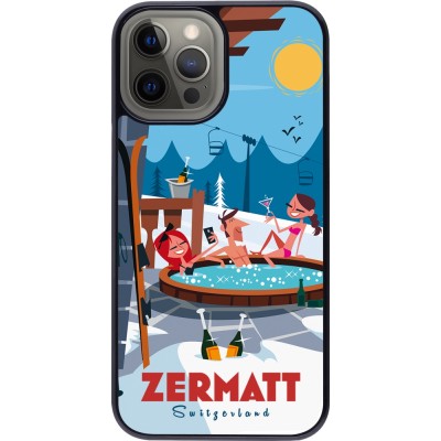 Coque iPhone 12 Pro Max - Zermatt Mountain Jacuzzi
