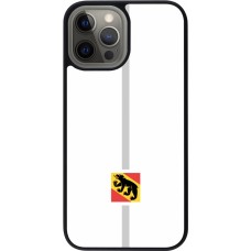 iPhone 12 Pro Max Case Hülle - Silikon schwarz Kanton BE weiss
