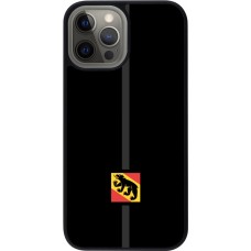 Coque iPhone 12 Pro Max - Silicone rigide noir Canton BE noir