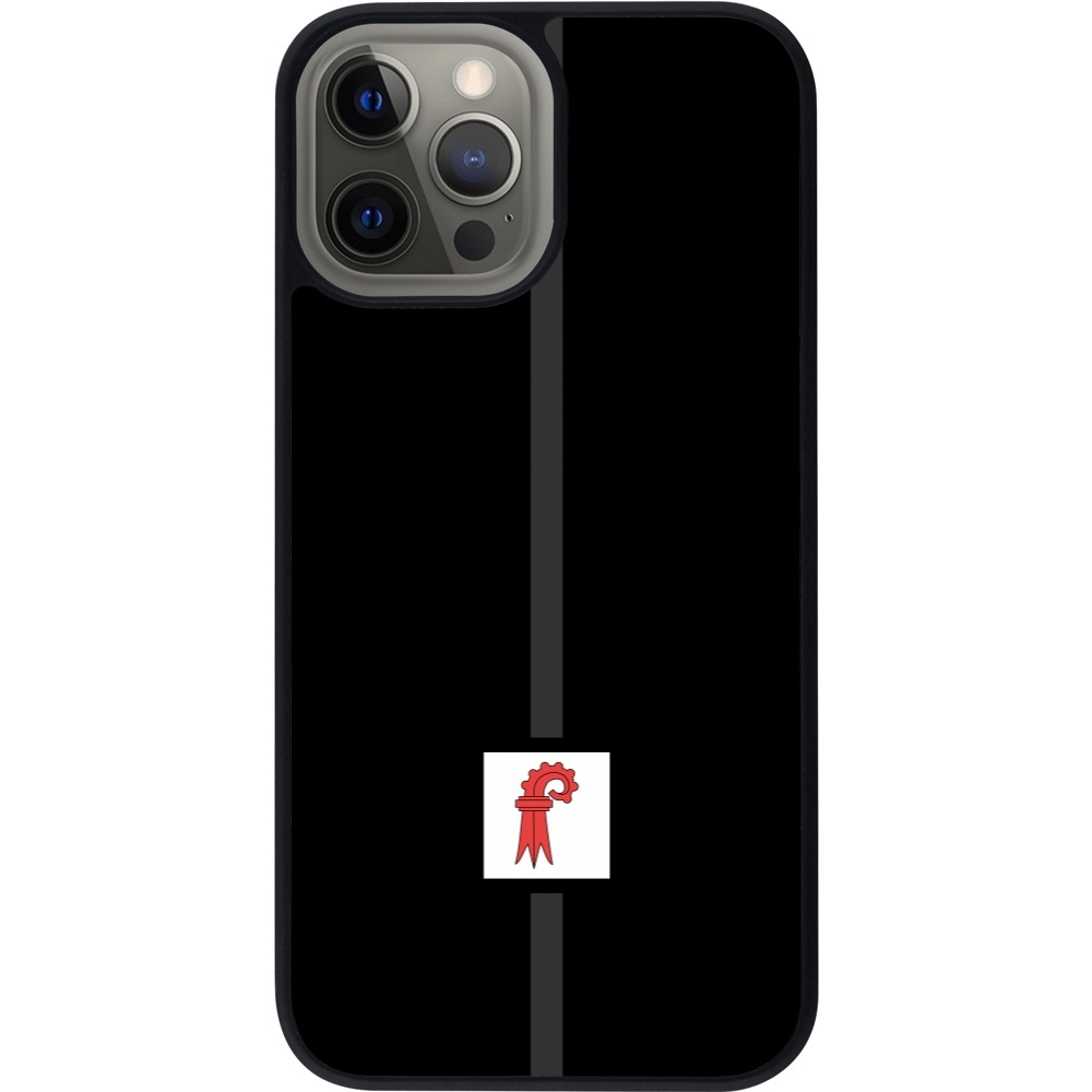 iPhone 12 Pro Max Case Hülle - Silikon schwarz Kanton BL schwarz