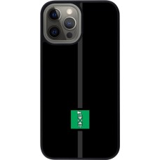 Coque iPhone 12 Pro Max - Silicone rigide noir Canton SG noir