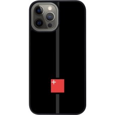 Coque iPhone 12 Pro Max - Silicone rigide noir Canton SZ noir