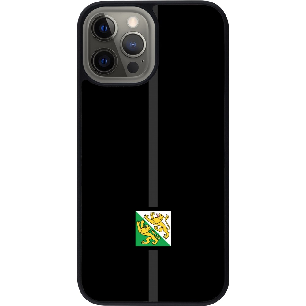 iPhone 12 Pro Max Case Hülle - Silikon schwarz Kanton TG schwarz
