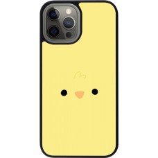 iPhone 12 Pro Max Case Hülle - Silikon schwarz Easter 2026 Little chicken