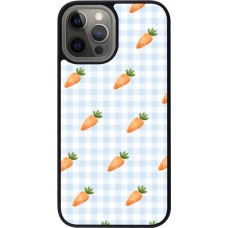 Coque iPhone 12 Pro Max - Silicone rigide noir Easter 2026 Pattern carrots