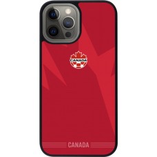 iPhone 12 Pro Max Case Hülle - Silikon schwarz Kanada 2026 personalisierbares Fussballtrikot