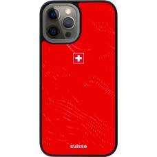 iPhone 12 Pro Max Case Hülle - Silikon schwarz Schweiz 2026 personalisierbares Fussballtrikot