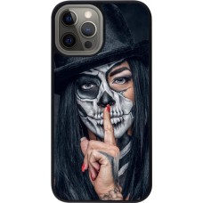 Coque iPhone 12 Pro Max - Silicone rigide noir Halloween 18 19
