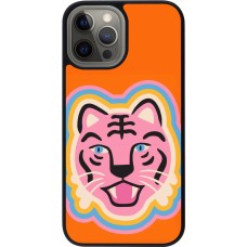 iPhone 12 Pro Max Case Hülle - Silikon schwarz Lion colors 2026