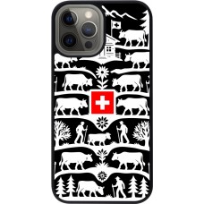 iPhone 12 Pro Max Case Hülle - Silikon schwarz Poya Schweiz 3 schwarz