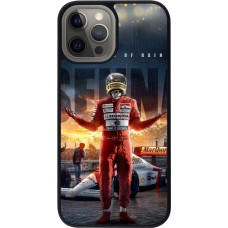 Coque iPhone 12 Pro Max - Silicone rigide noir Senna The King of Rain