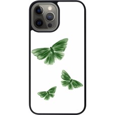 iPhone 12 Pro Max Case Hülle - Silikon schwarz Butterflies Spring 2026