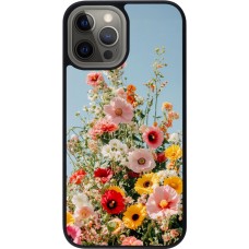 iPhone 12 Pro Max Case Hülle - Silikon schwarz Spring flowers Spring 2026