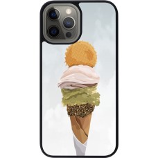 Coque iPhone 12 Pro Max - Silicone rigide noir Summer 2025 Cornet