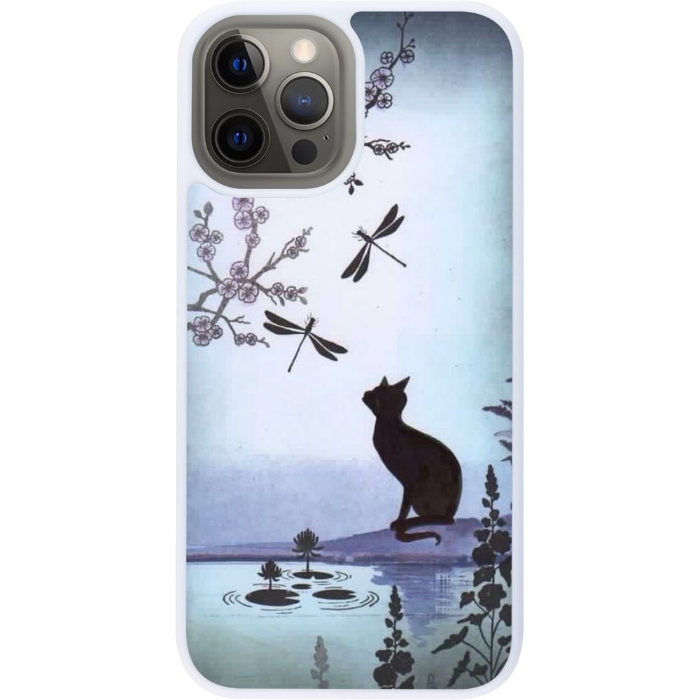 Coque iPhone 12 Pro Max - Silicone rigide blanc Spring 19 12