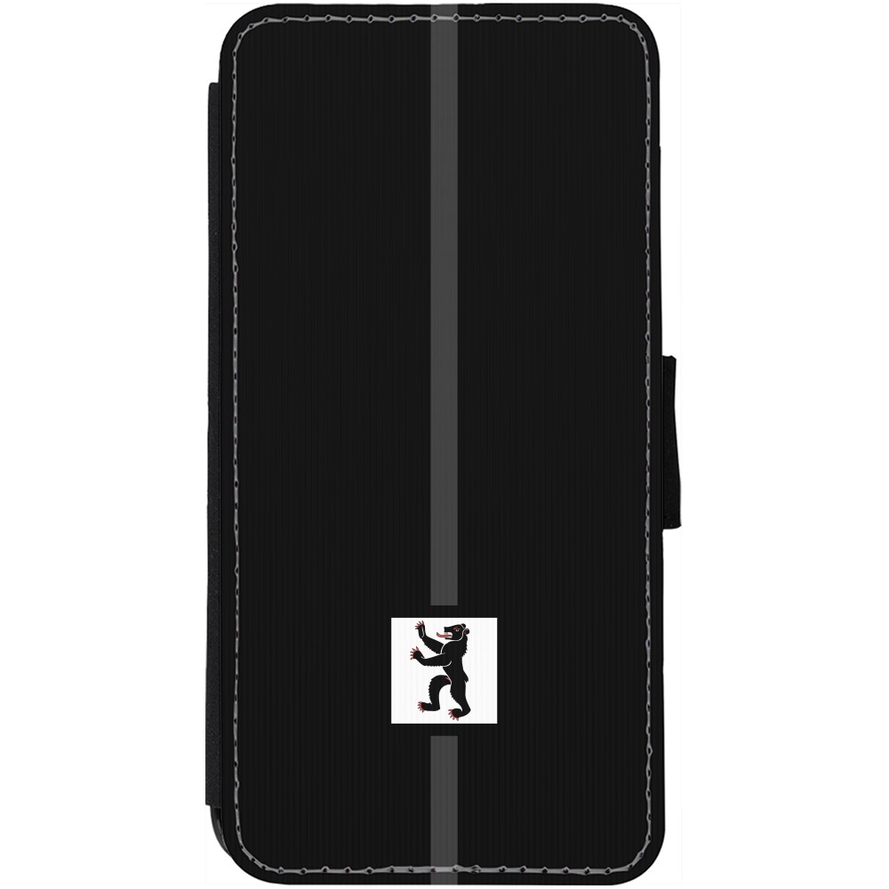 Coque iPhone 12 Pro Max - Wallet noir Canton AI noir