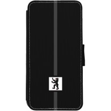 Coque iPhone 12 Pro Max - Wallet noir Canton AI noir