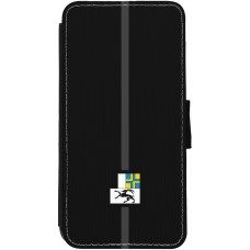 Coque iPhone 12 Pro Max - Wallet noir Canton GR noir