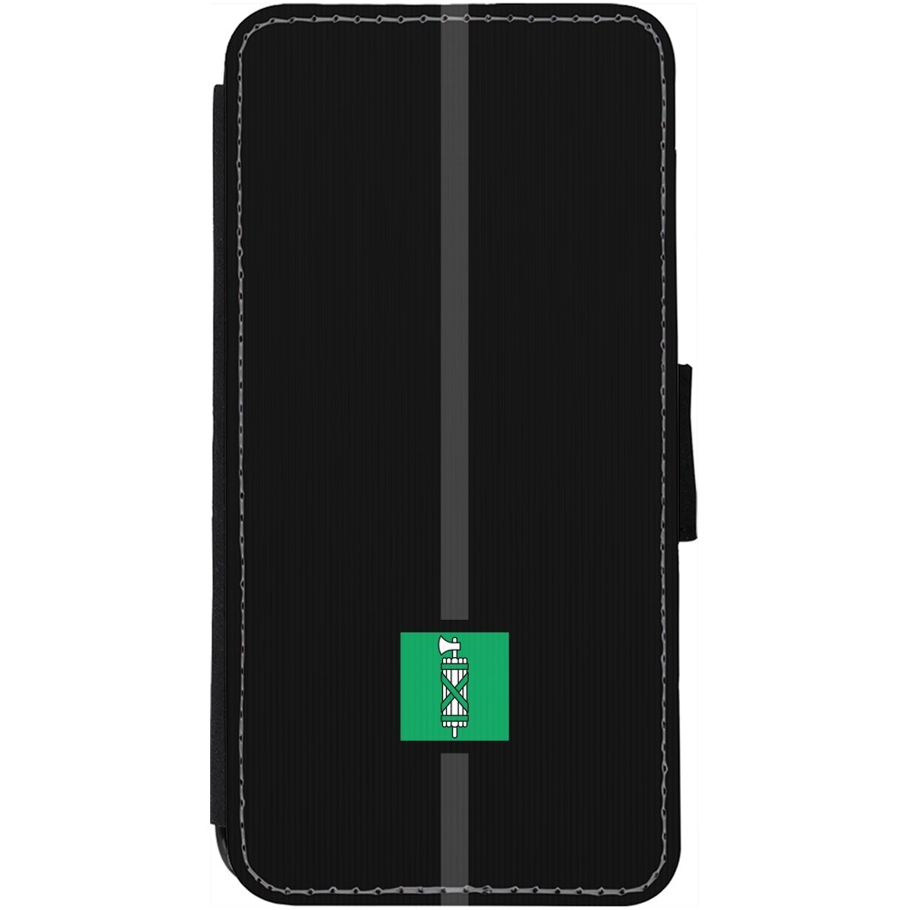 iPhone 12 Pro Max Case Hülle - Wallet schwarz Kanton SG schwarz