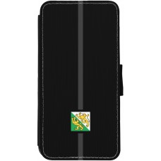 iPhone 12 Pro Max Case Hülle - Wallet schwarz Kanton TG schwarz