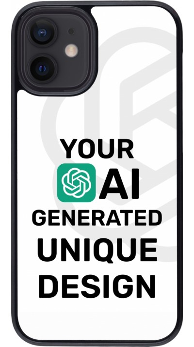 Coque iPhone 12 mini - 100% unique générée par intelligence artificielle (AI) avec vos idées