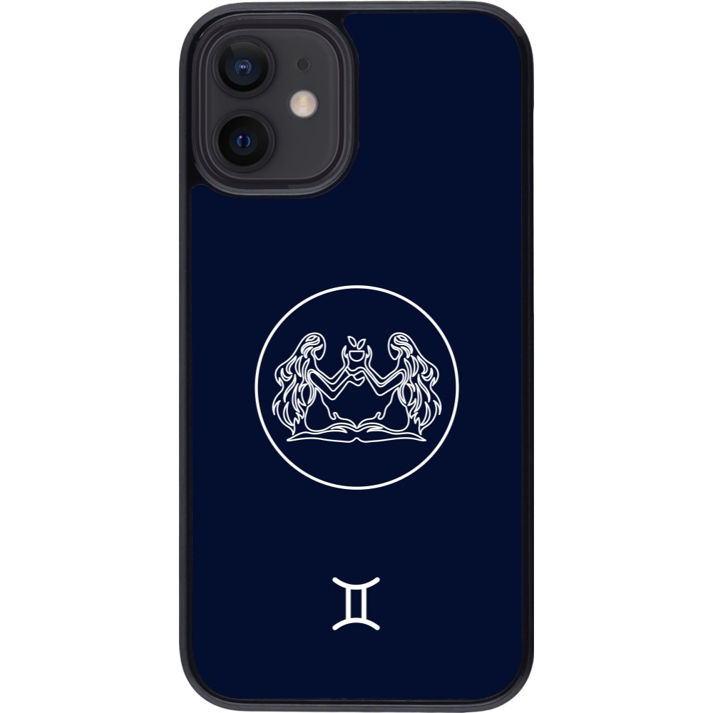 iPhone 12 mini Case Hülle - Astrologie Zwillinge